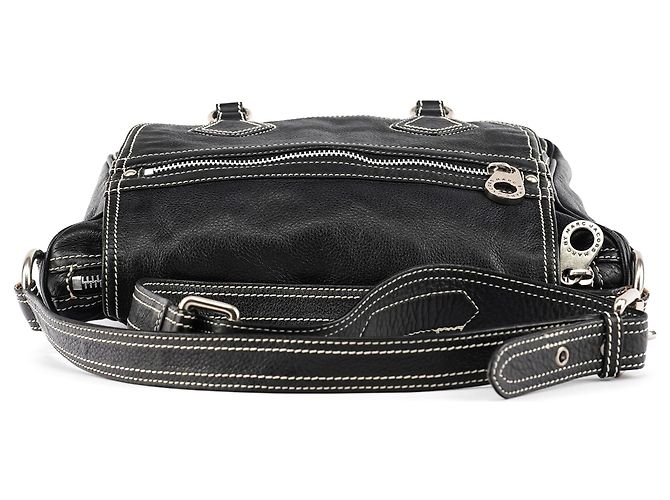 Marc by Marc Jacobs Borsa a tracolla con patta in pelle nera - vista 5