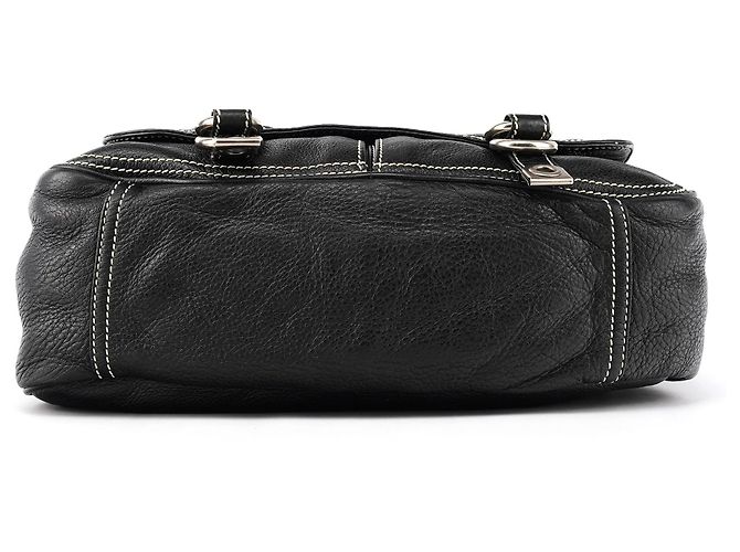 Marc by Marc Jacobs Borsa a tracolla con patta in pelle nera - vista 6
