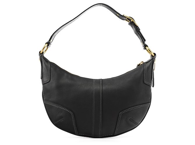 Coach Borsa a tracolla Ergo Hobo in pelle nera 11372 - vista 3