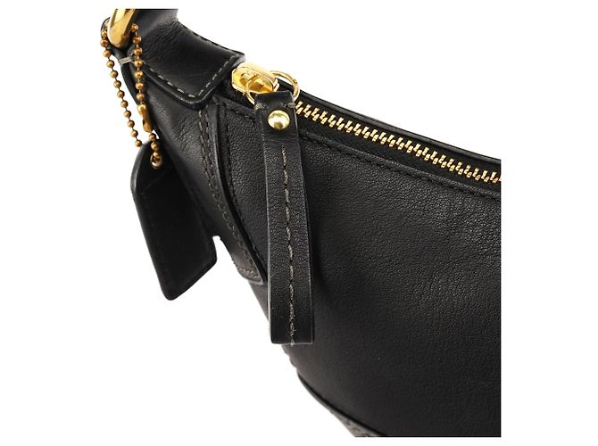 Coach Borsa a tracolla Ergo Hobo in pelle nera 11372 - vista 7
