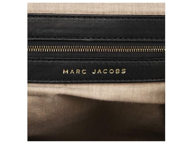 Marc Jacobs Picca borsa a tracolla Little Stam in pelle matelassé nera - vista 10