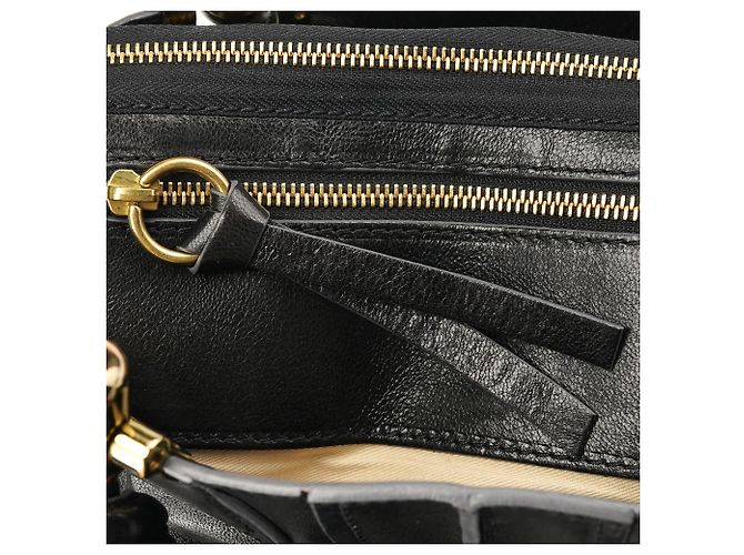 Héloïse Chloé Borsa Tote Heloise in pelle nera - vista 11