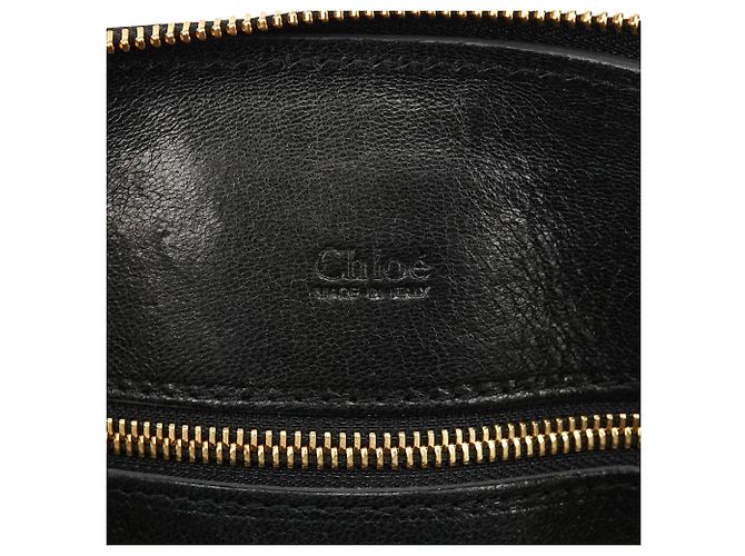 Héloïse Chloé Borsa Tote Heloise in pelle nera - vista 12