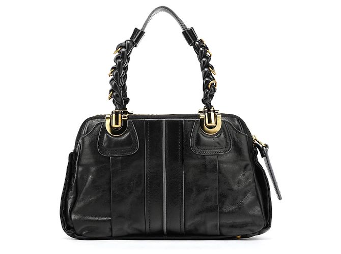 Héloïse Chloé Borsa Tote Heloise in pelle nera - vista 3