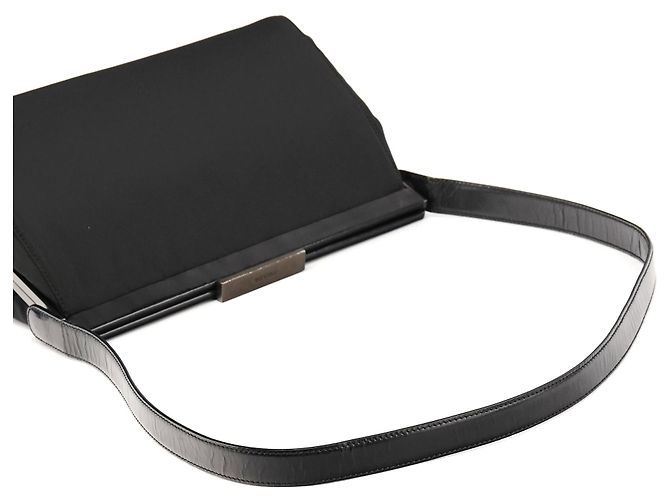 Prada Borsa a tracolla B7451 Black Tessuto Spazzolato Nylon - vista 10