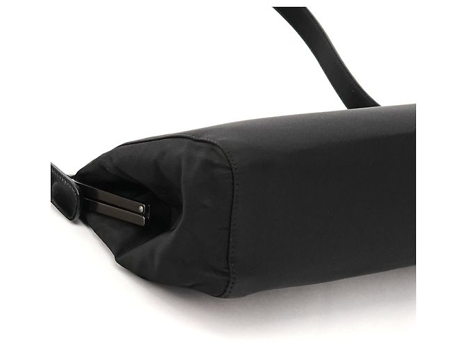 Prada Borsa a tracolla B7451 Black Tessuto Spazzolato Nylon - vista 8