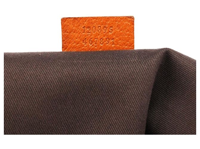 Gucci 120895 Borsa Tote GG Canvas Beige e Marrone Chiaro - vista 11