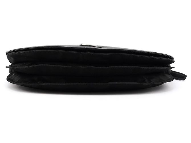 Prada Borsa a tracolla in nylon Tessuto Vitello e vitello nera - vista 5