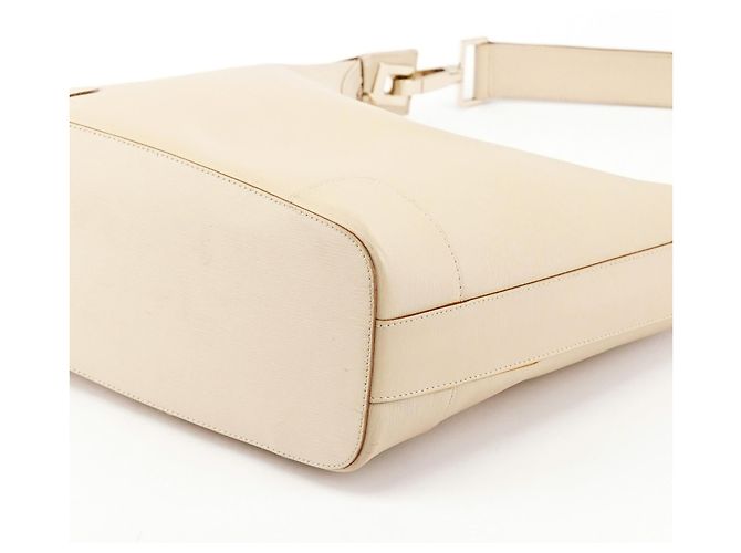 Gucci 001 4204 Borsa a spalla singola in pelle Ivory - vista 10