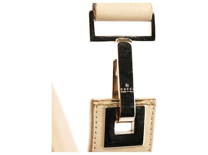 Gucci 001 4204 Borsa a spalla singola in pelle Ivory - vista 7