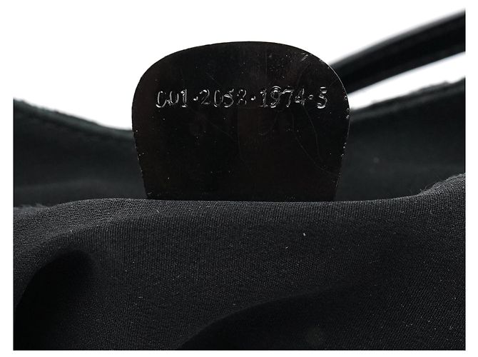Gucci Borsa a spalla in velluto GG nera 1997 - vista 10