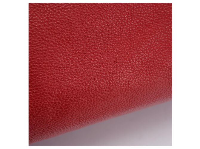 Borsa tote Chloé in pelle rossa - vista 11