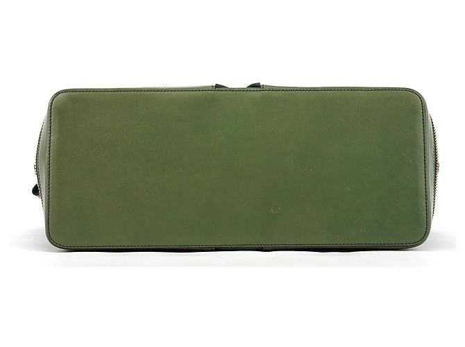 Chloé Borsa Tote in pelle con zip verde smeraldo - vista 4