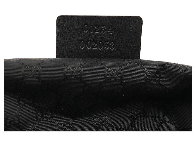 Gucci Borsa a tracolla 01234 Anthracite Denim Sherry Line - vista 13