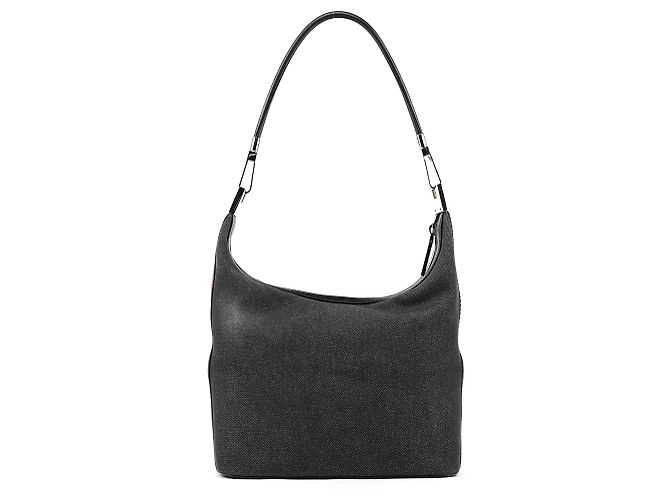 Gucci Borsa a tracolla 01234 Anthracite Denim Sherry Line - vista 3