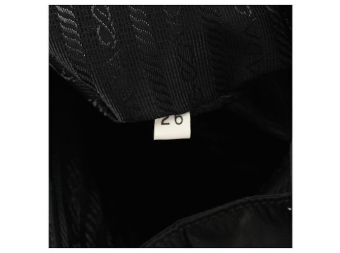 Prada Borsa Tote in Nylon Tessuto Nero - vista 12