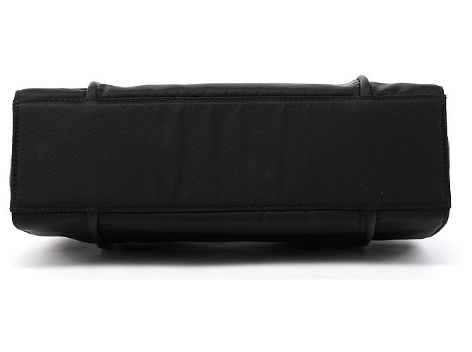 Prada Borsa Tote in Nylon Tessuto Nero - vista 5