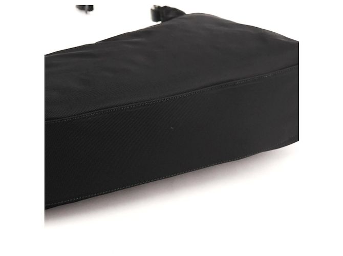 Prada Borsa a tracolla in nylon nero - vista 10
