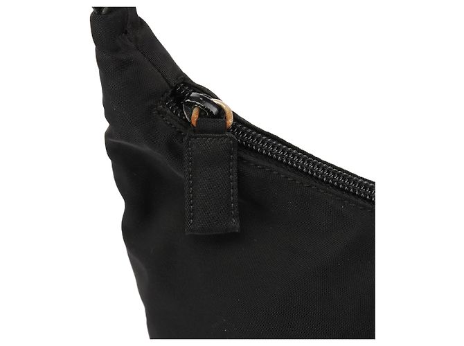Prada Borsa a tracolla in nylon nero - vista 6