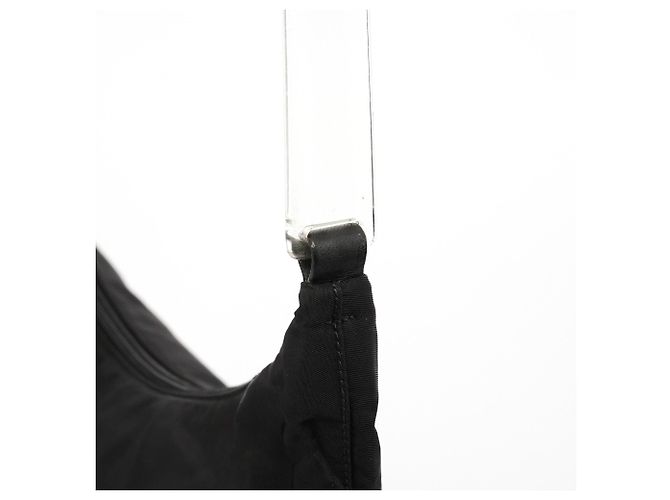 Prada Borsa a tracolla in nylon nero - vista 7