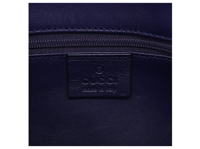 Gucci 002 1099 Borsa tote in raso blu reale - vista 11
