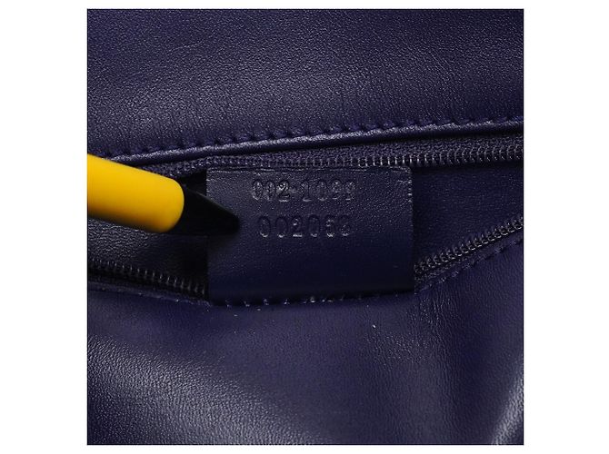 Gucci 002 1099 Borsa tote in raso blu reale - vista 13