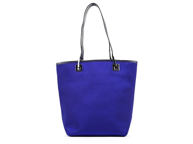 Gucci 002 1099 Borsa tote in raso blu reale - vista 3