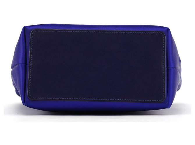 Gucci 002 1099 Borsa tote in raso blu reale - vista 4