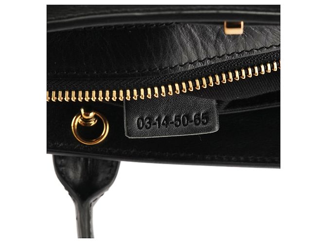 Chloé Borsa a mano Alice in pelle e pelo di vitello bianco e nero - vista 14