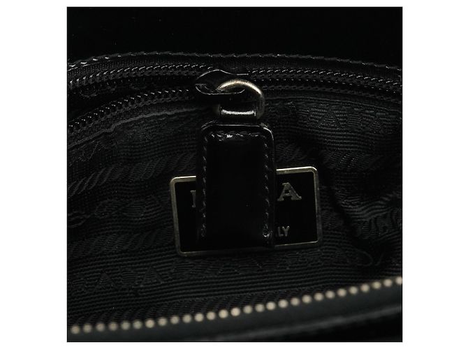 Prada Borsa Tote Sport 1995 Black Spazzolato - vista 13