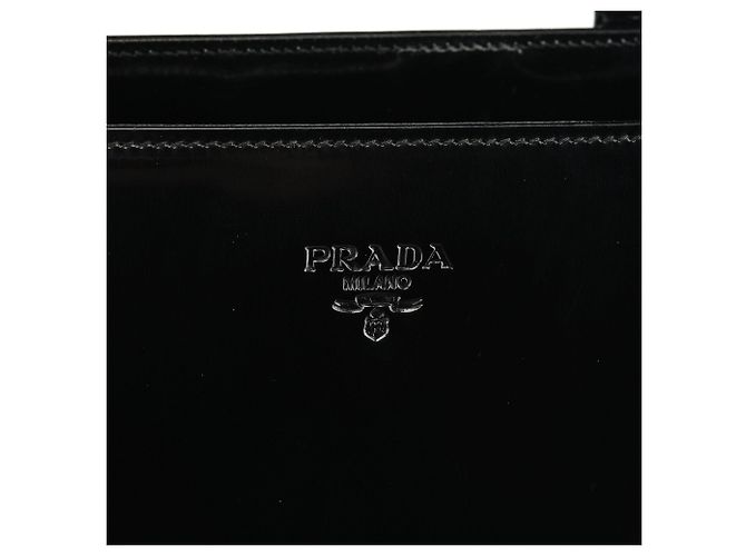 Prada Borsa Tote Sport 1995 Black Spazzolato - vista 5
