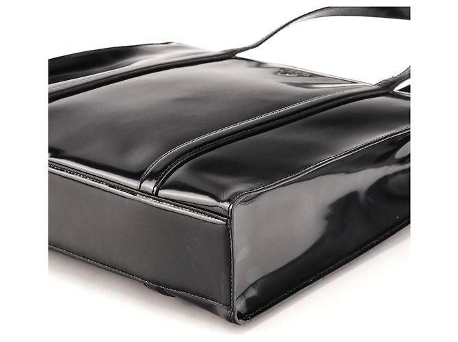 Prada Borsa Tote Sport 1995 Black Spazzolato - vista 7