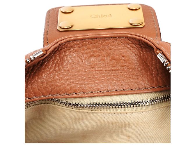 Chloé Borsa a tracolla Paddington in pelle tan - vista 15