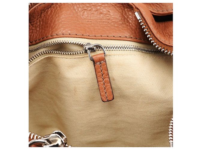 Chloé Borsa a tracolla Paddington in pelle tan - vista 16