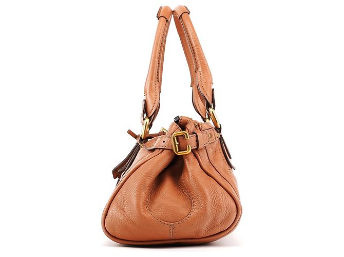 Chloé Borsa a tracolla Paddington in pelle tan - vista 2