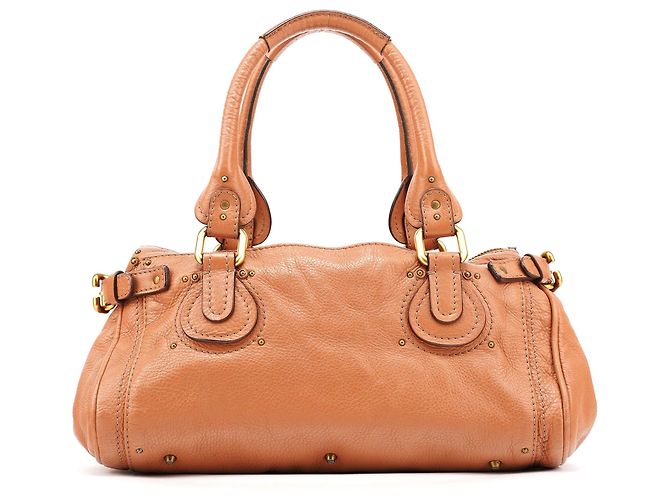 Chloé Borsa a tracolla Paddington in pelle tan - vista 3