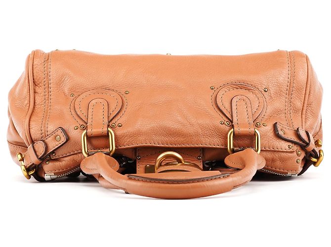 Chloé Borsa a tracolla Paddington in pelle tan - vista 4