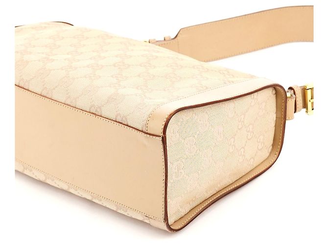 Gucci 001 2058 Borsa a Tracolla GG Beige - vista 10
