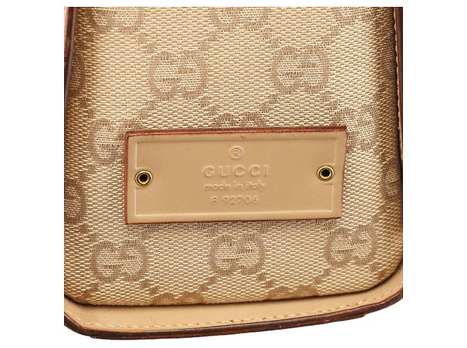 Gucci 001 2058 Borsa a Tracolla GG Beige - vista 7