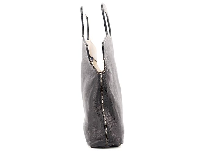 Miu Miu Borsa reversibile in pelle nera con manico superiore - vista 2