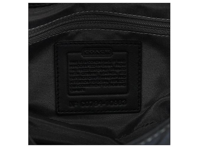 Coach Borsa a tracolla Turnlock in tela Signature nera - vista 12