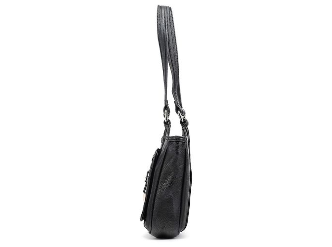 Marc by Marc Jacobs Borsa Tote in pelle nera con tasca frontale - vista 2