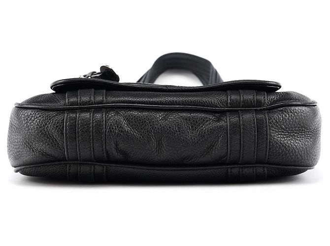 Marc by Marc Jacobs Borsa Tote in pelle nera con tasca frontale - vista 5