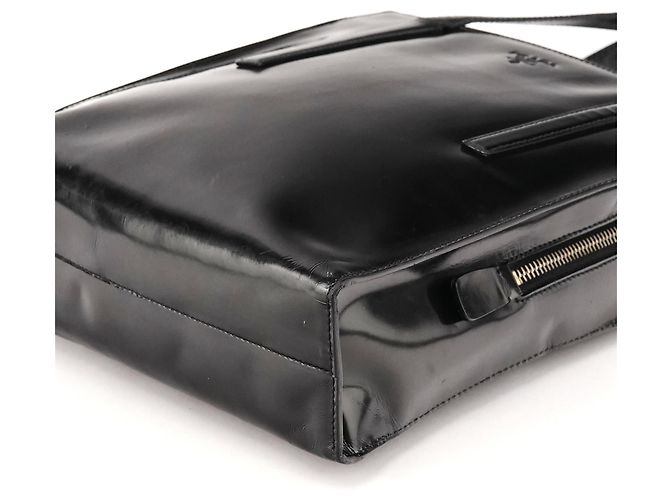 Prada Borsa tote sport 1995 in pelle spazzolato nera - vista 10
