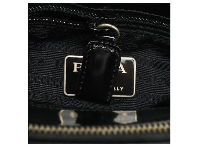 Prada Borsa tote sport 1995 in pelle spazzolato nera - vista 15
