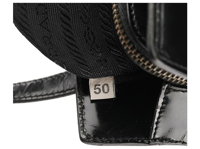 Prada Borsa tote sport 1995 in pelle spazzolato nera - vista 16