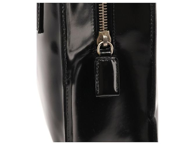 Prada Borsa tote sport 1995 in pelle spazzolato nera - vista 8