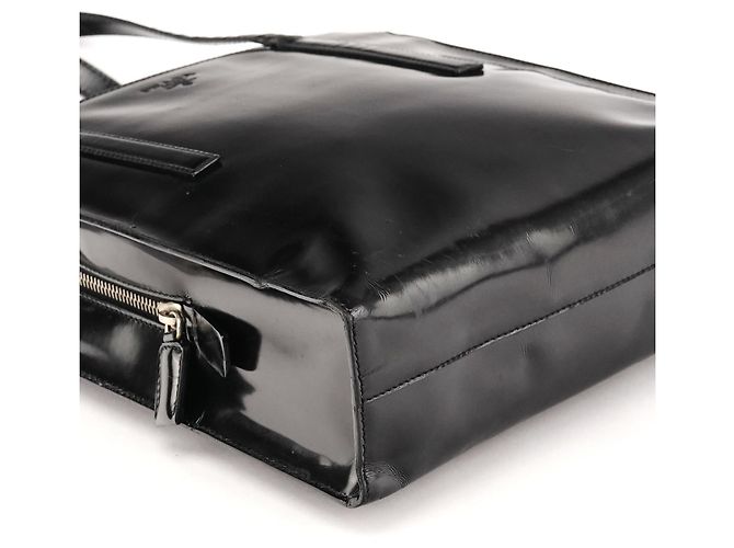 Prada Borsa tote sport 1995 in pelle spazzolato nera - vista 9