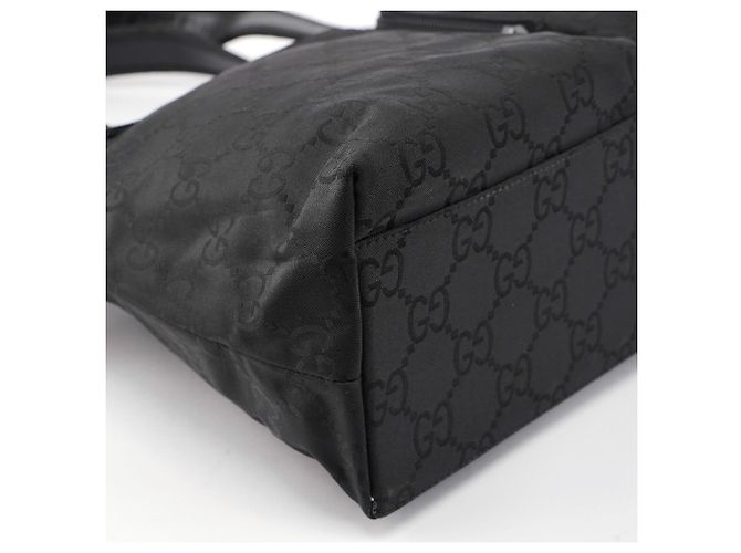 Gucci Borsa Tote Black GG Dual Pocket - vista 10