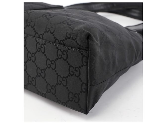 Gucci Borsa Tote Black GG Dual Pocket - vista 11